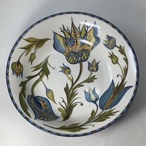 Williams Sonoma Floral Serving Bowl